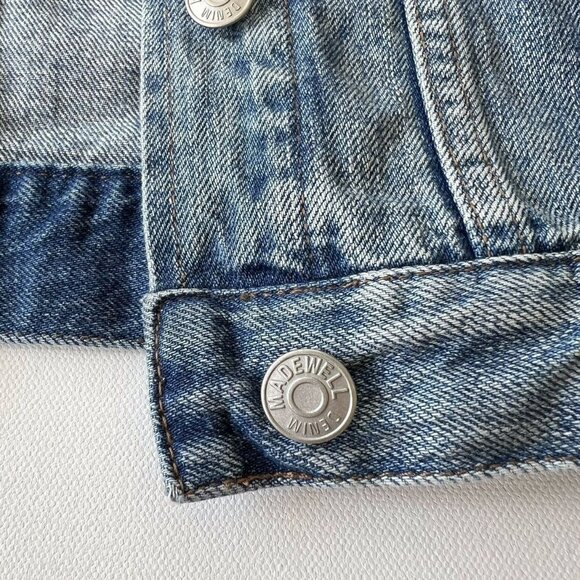 Madewell The Oversized Jean Jacket in Capstone Wash XS - Picture 6 of 12